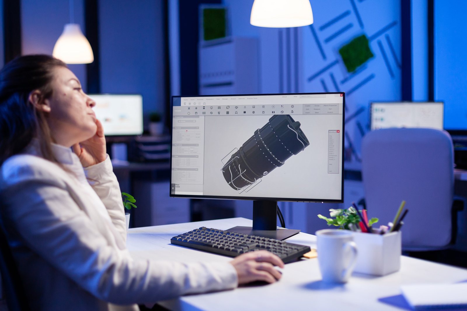 Konstruktion am CAD-Arbeitsplatz
