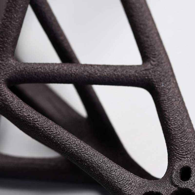 NYLON PA 12 BLACK campione di materiale