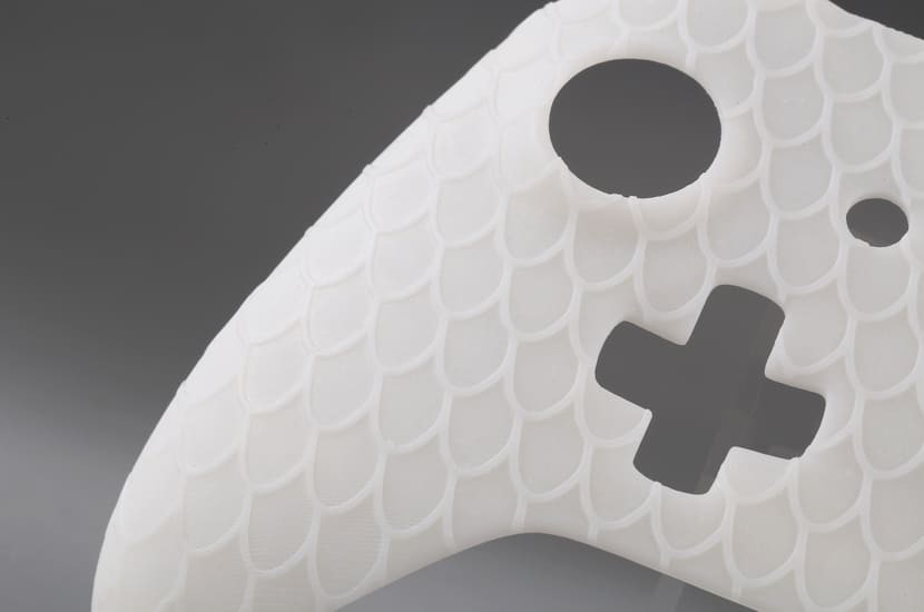 TOUGH RESIN WHITE campione di materiale