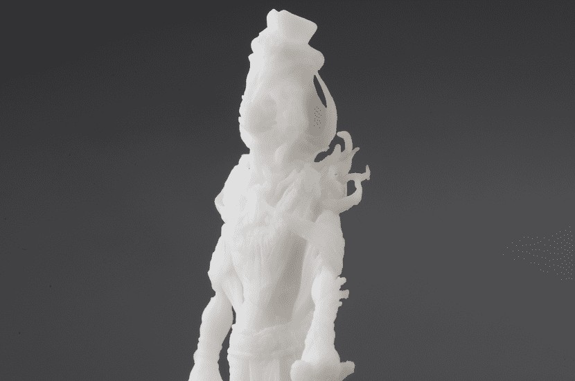 HIGH-DETAIL RESIN WHITE campione di materiale