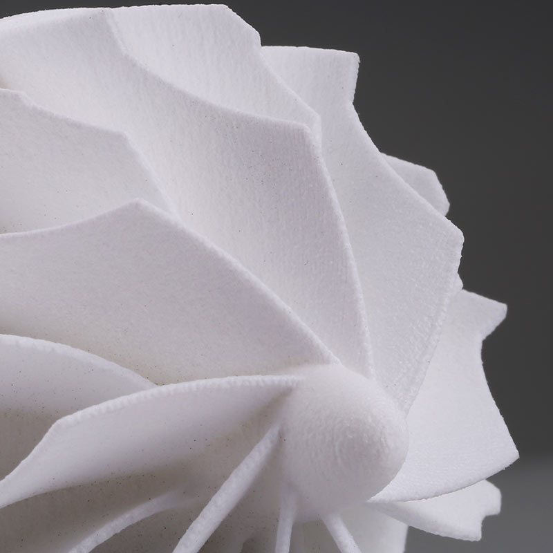 NYLON PA12 WHITE campione di materiale